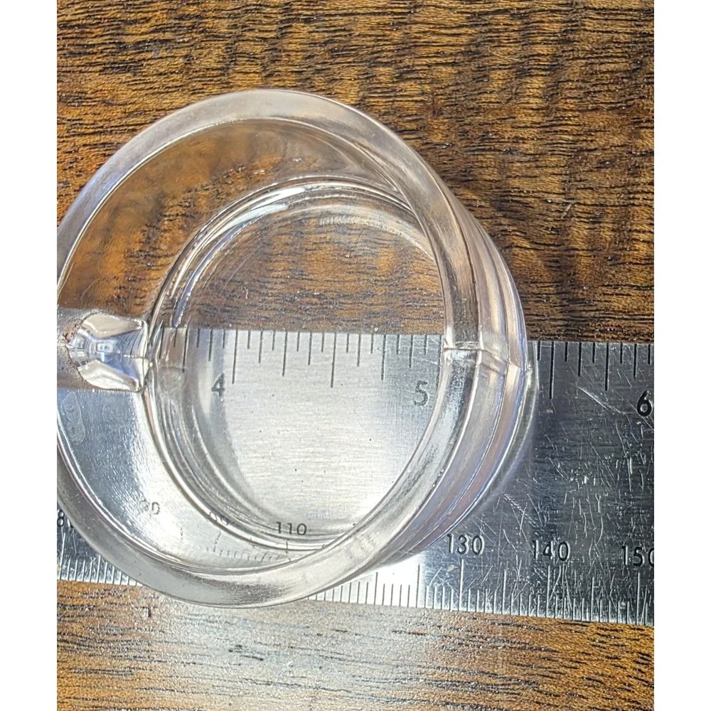 Pink Depression Glass Scallop Edged Bowl with Handles - 7
